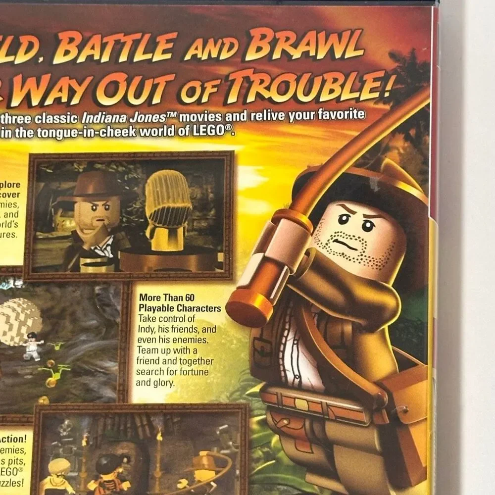Playstation 2 LEGO Indiana Jones the Original Adventure Complete With Manual 200